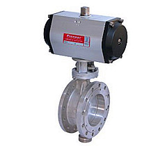 法蘭（lán）式（shì）硬（yìng）密（mì）封氣動蝶（dié）閥