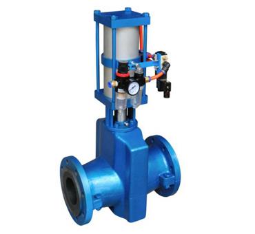 氣動調節型膠管閥