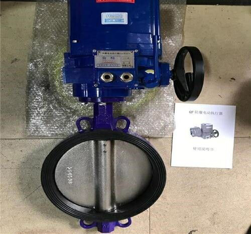 電動防（fáng）爆對夾蝶閥