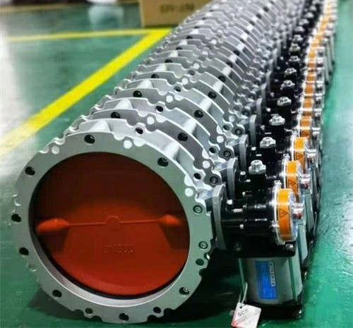 防爆氣動粉塵蝶閥