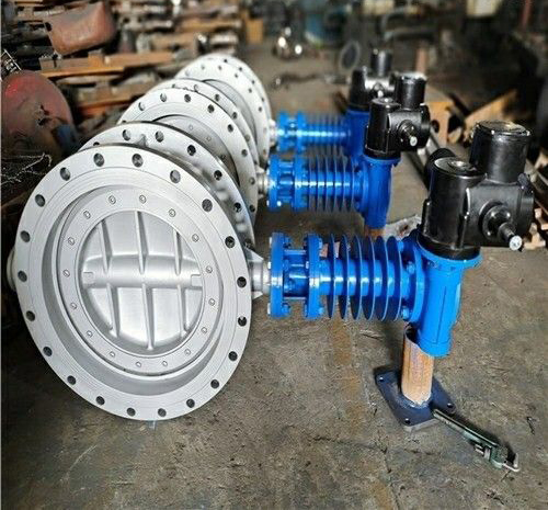 帶散熱片電動蝶閥 帶散熱片電動蝶閥