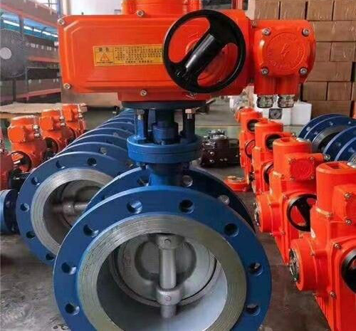 氣動（dòng）帶手動蝶閥