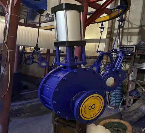 氣（qì）動陶瓷雙（shuāng）閘板（bǎn）出料閥