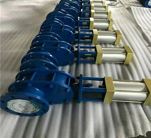 氣動雙金屬出料閥