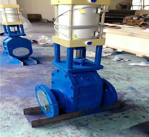 氣動陶瓷雙（shuāng）閘板閥