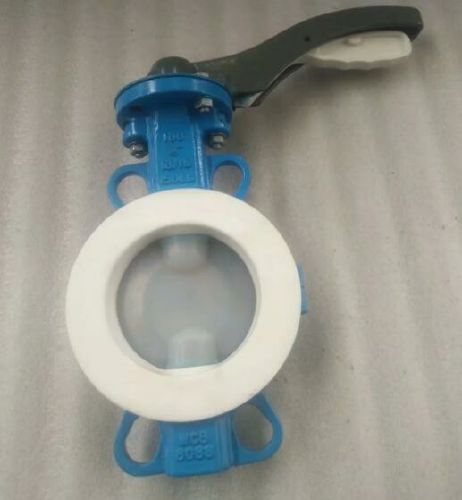 手動對夾襯氟（fú）蝶閥