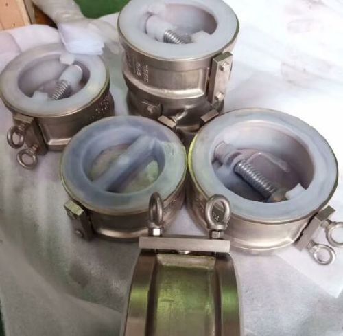 H76F46雙瓣對（duì）夾襯氟止回閥
