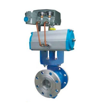 氣動V型切斷球閥