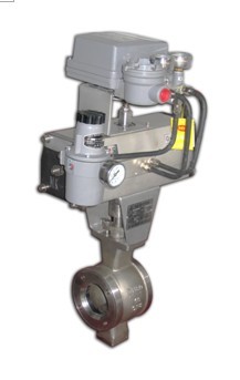 氣動V型調節球（qiú）閥