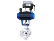 氣動V型調節（jiē）球閥