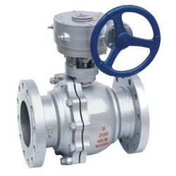 蝸輪傳動不鏽鋼球閥