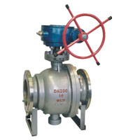 蝸輪傳動卸灰球閥