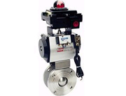 氣動（dòng）對夾超薄型（xíng）球閥