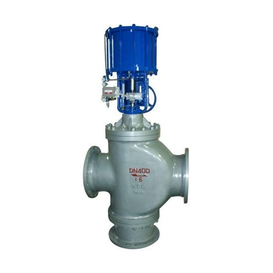 氣動大口徑三（sān）通分流調節閥