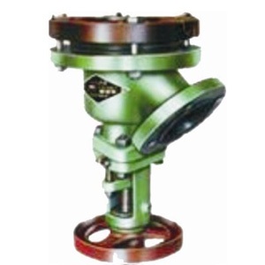 搪玻璃下展式放料閥 搪玻璃下展式(shì)放料閥