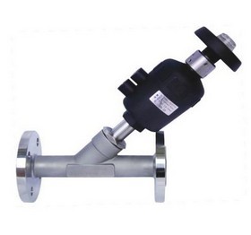 帶手動調節角座閥