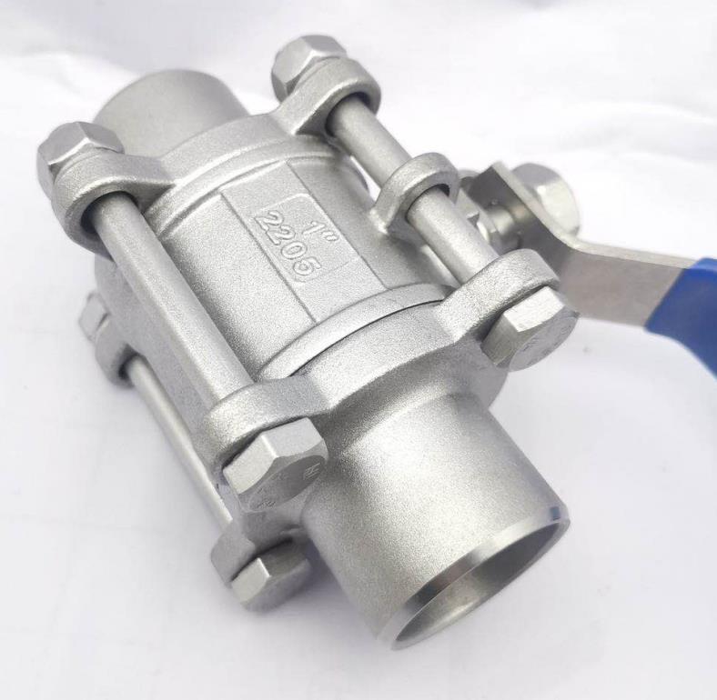 雙相鋼三片（piàn）式對焊球（qiú）閥（fá）