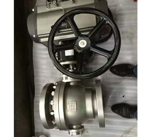 氣動（dòng）二件固定式美標球閥