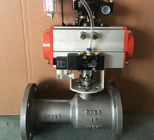 氣動高溫排汙球閥