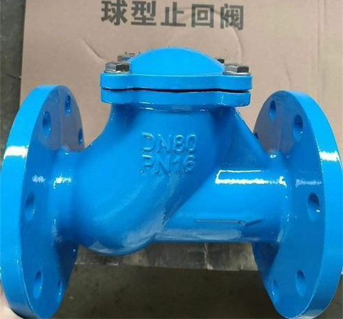 滑道滾球式球形止（zhǐ）回閥