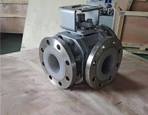 襯氟L型三通球閥