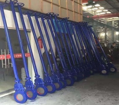 氣動加長杆刀閘閥