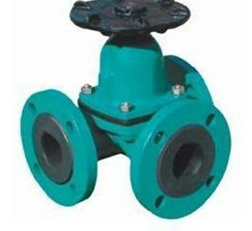 襯膠三通隔膜閥