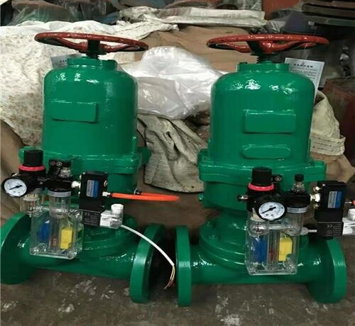 氣動常開（kāi）式襯膠隔膜（mó）閥