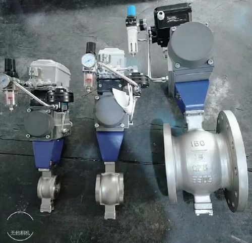 不鏽鋼氣動V型球閥(fá) 不鏽鋼氣動V型球(qiú)閥