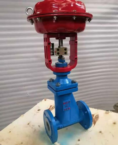 氣動單座襯氟（fú）調節閥