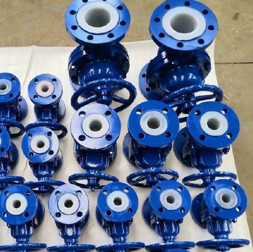 手動法蘭襯(chèn)氟隔膜閥 手動法(fǎ)蘭襯氟隔膜閥