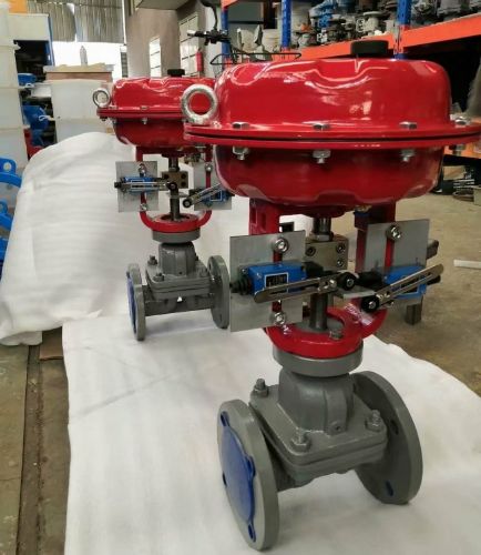 氣動法蘭襯氟隔膜閥 氣動法蘭襯氟隔膜閥